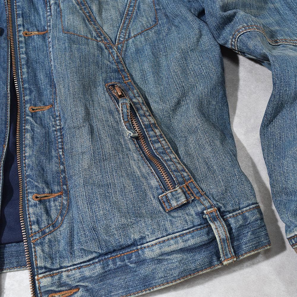 ジャケット・アウター 90s ARMANI EXCHANGE gimmick denim jacket