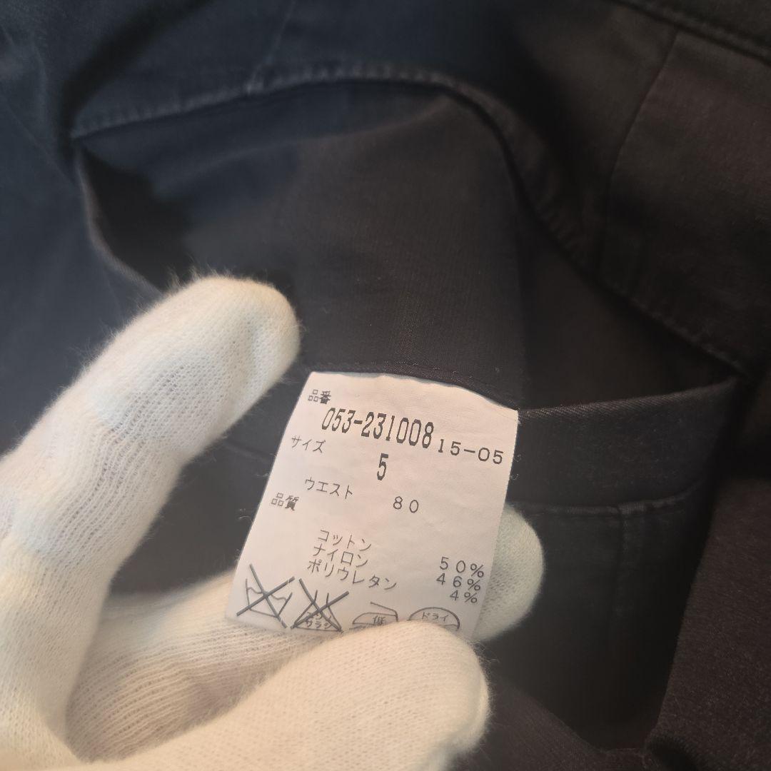 【人気☆PEARLY GATES】黒　グレー　カジュアルパンツ　サイズ5