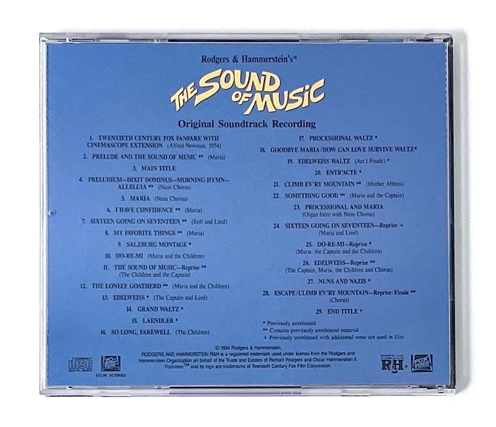 廃盤 24K GOLD CD サウンド・オブ・ミュージック サウンドトラック
