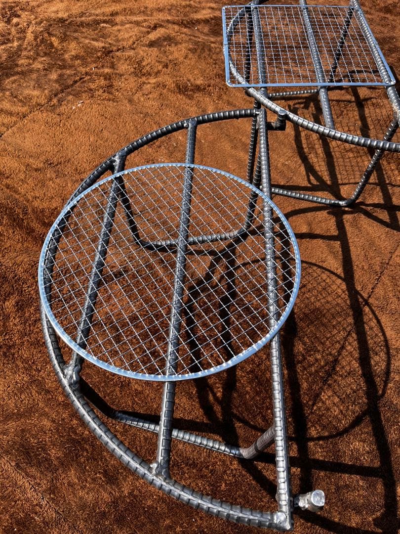 バーベキューグリルフレーム ドラム缶にピッタリ