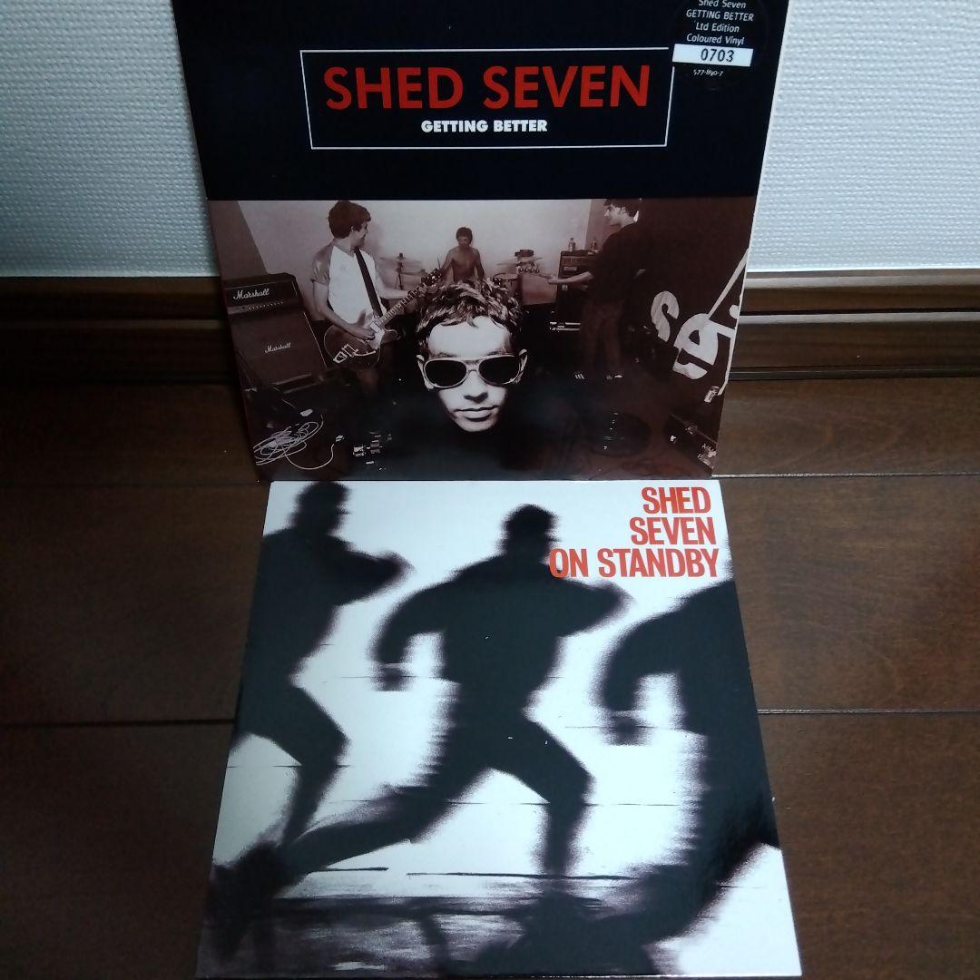 shed seven 未開封!ベスト盤LP•7\"ep 3枚セット