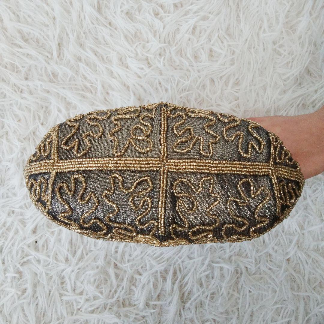 極美品❉ 花井幸子 YUKIKO HANAI パーティーバッグ ビーズ 刺繍