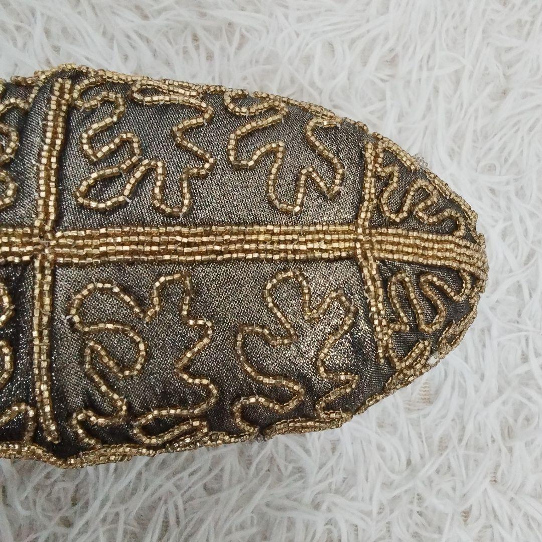 極美品❉ 花井幸子 YUKIKO HANAI パーティーバッグ ビーズ 刺繍