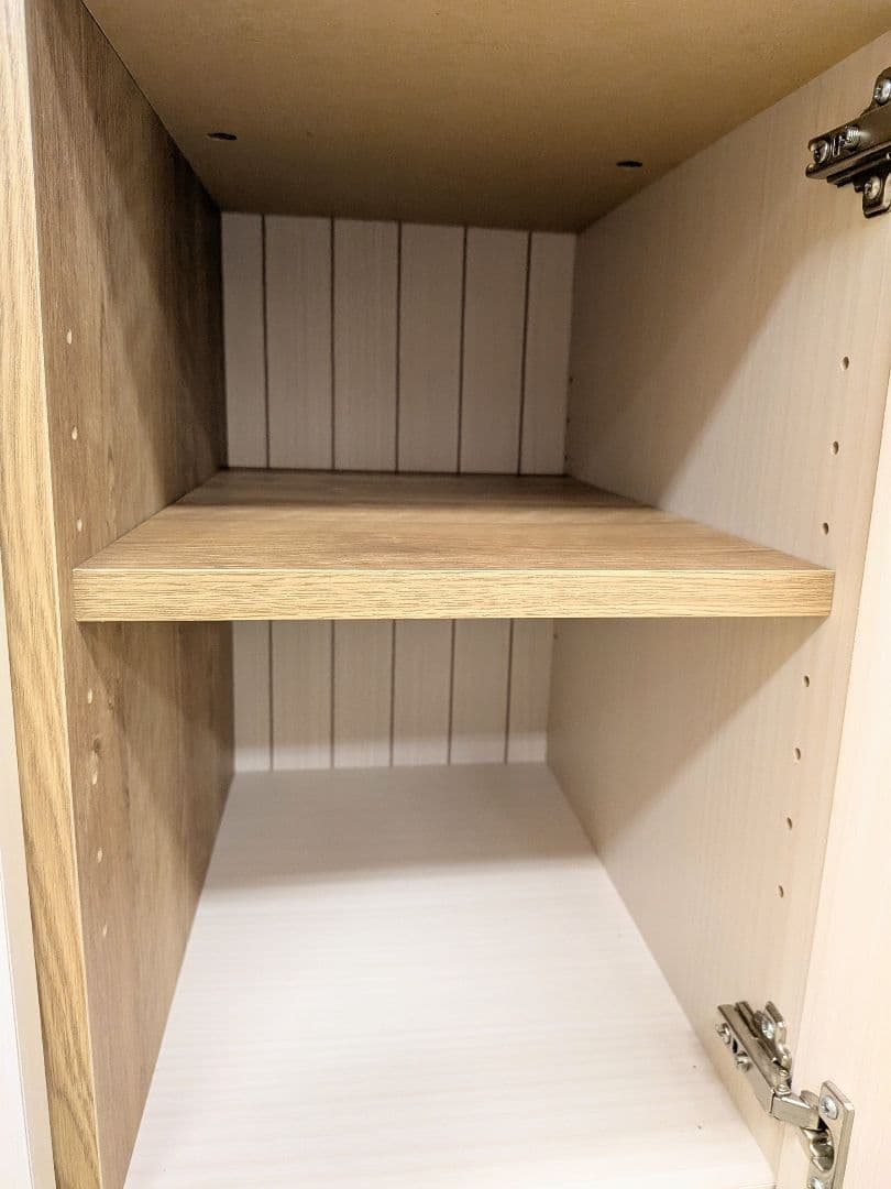 フレンチカントリー風 レンジボード CARINA 引き出し コンセント