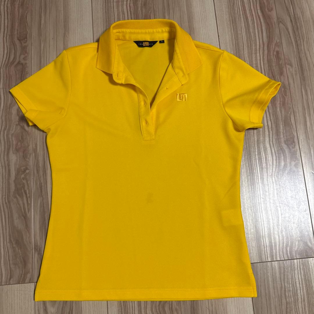 ラウドマウス バナナ柄スカートとポロシャツとバイザーのセット　L