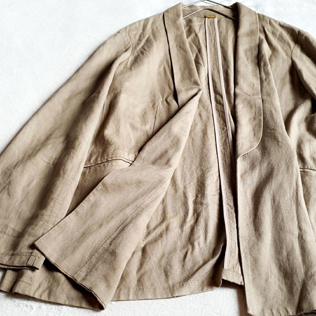 MUSE　ドゥーズィエムクラス　Glowlino URBANジャケット　リネン混