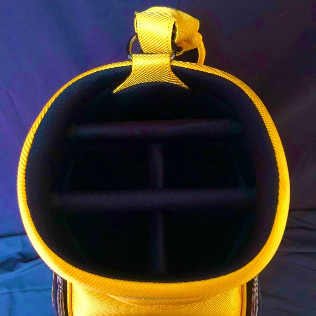 てりやき[美品]タイトリスト×ベンツ「コラボ キャディバッグ」イエロー