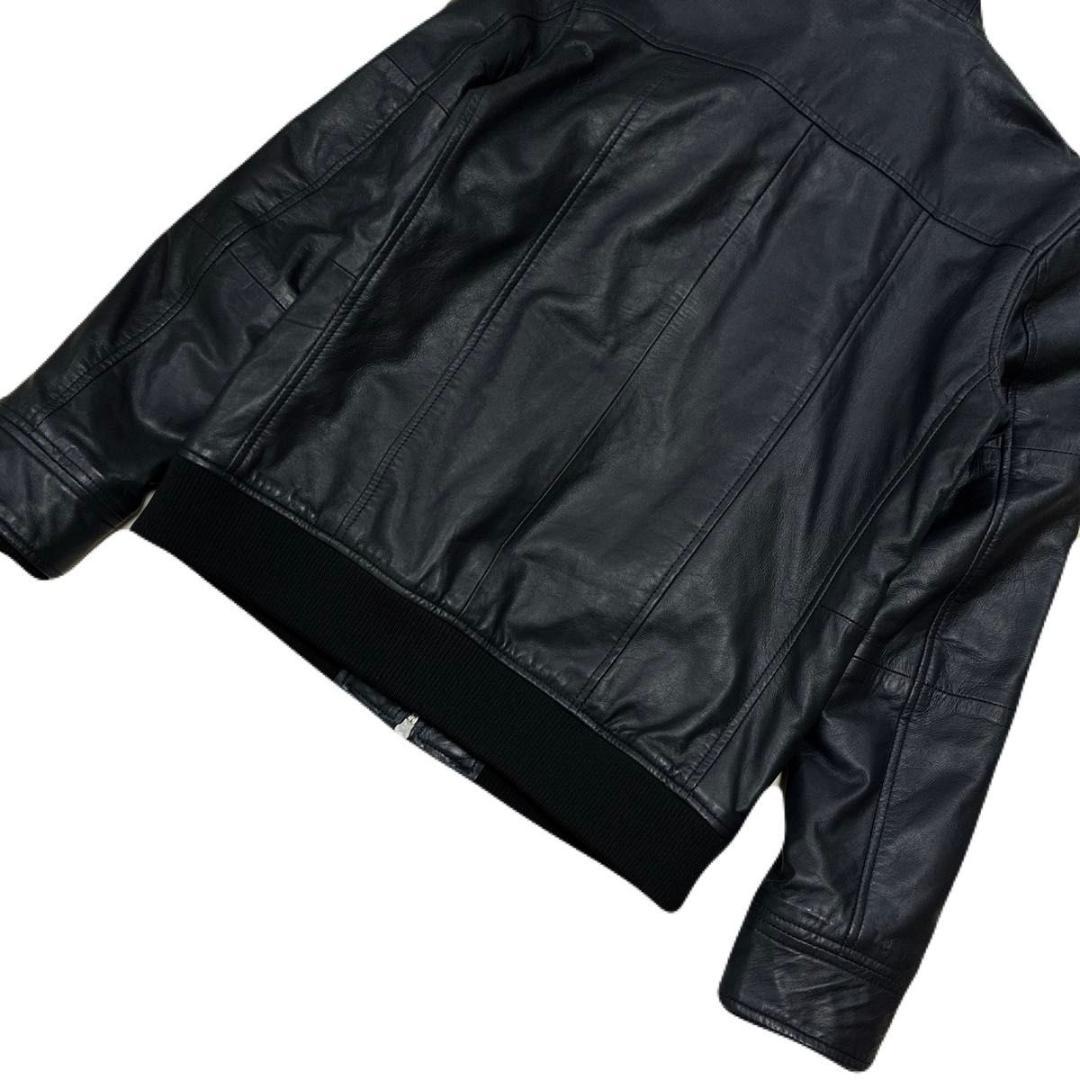 Pixy10　AKM 羊革 レザージャケット シングルライダース