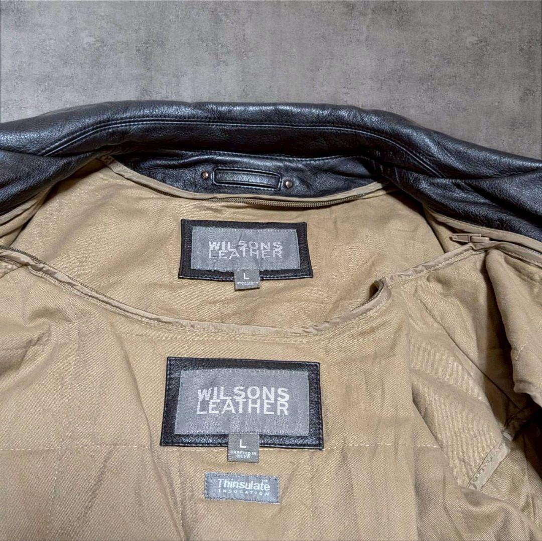 【m120】90s WILSONS LEATHER デトロイト レザージャケット