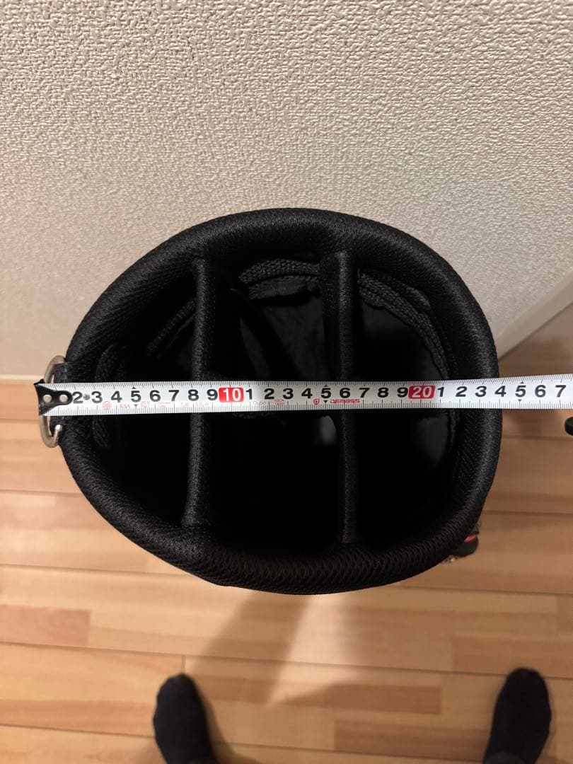 n*6様 Riviera キャディバッグ ブラック/レッド