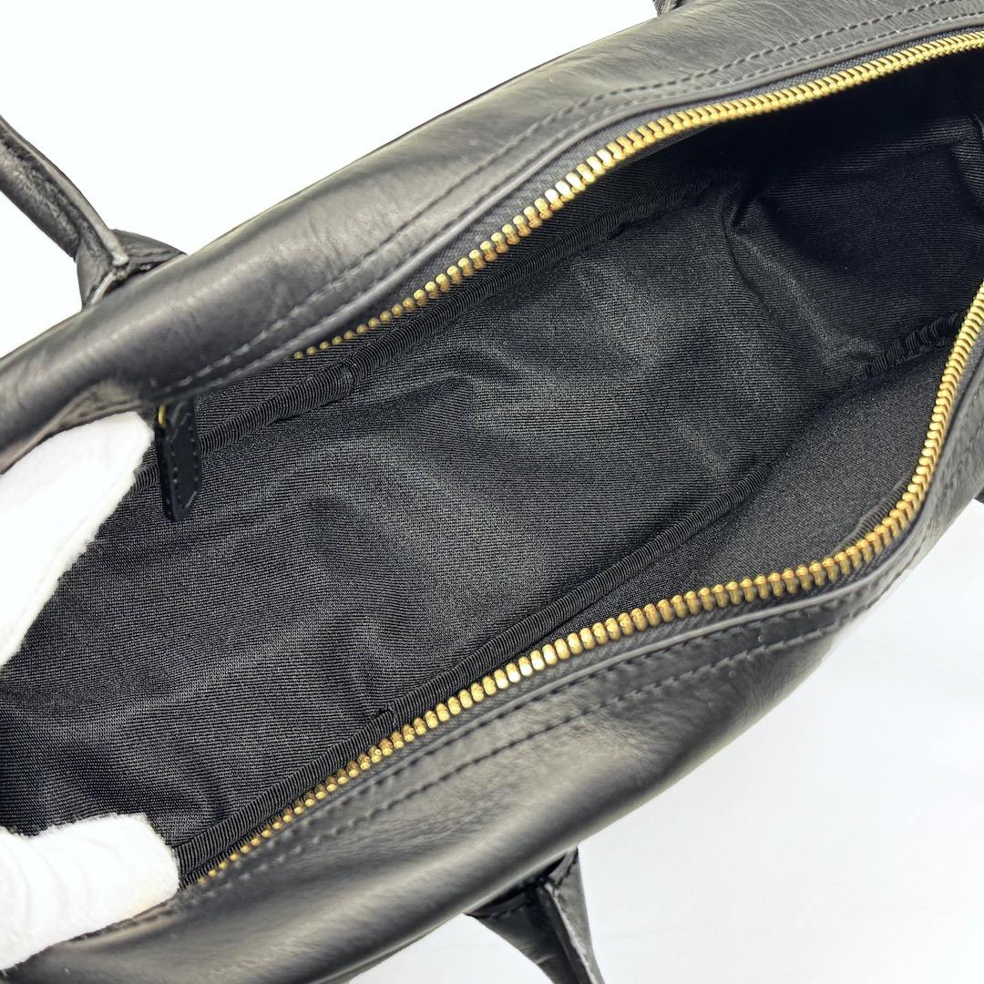 FRAMeWORK AULENTTI 別注ロングハンドルボストン バッグ 黒