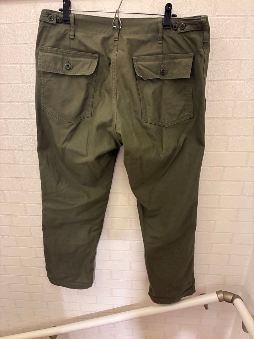 FOB FACTORY ベイカーパンツ サイズ4 オリーブ