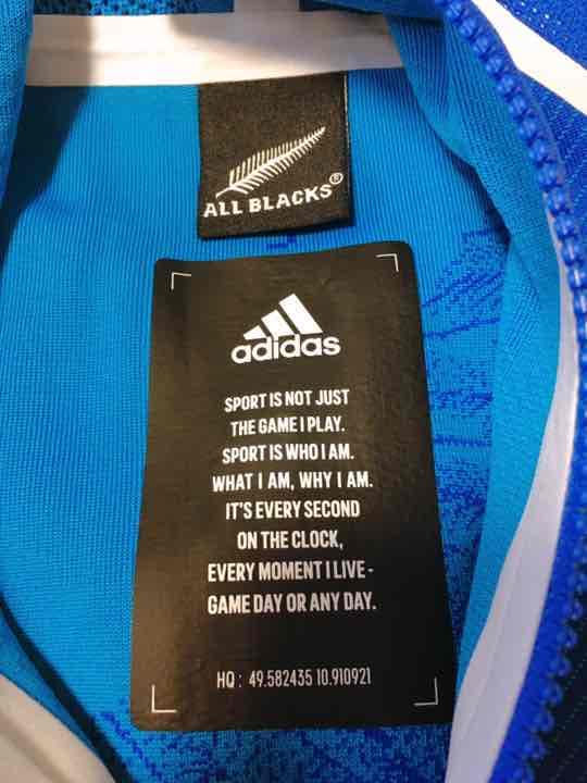 ラグビー　オールブラックス アンセムジャケット M アディダス