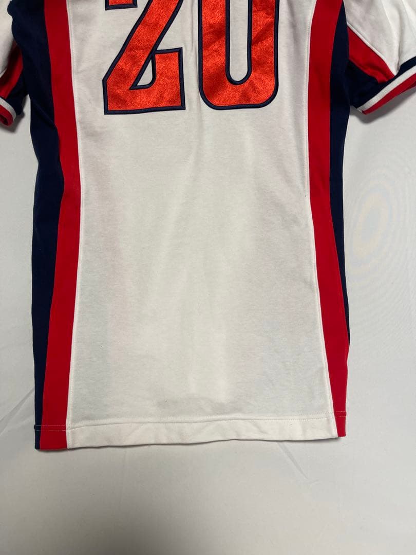 ★中央大学★asics★ユニフォーム★シャツ★バレーボール★20番★学生★XO★