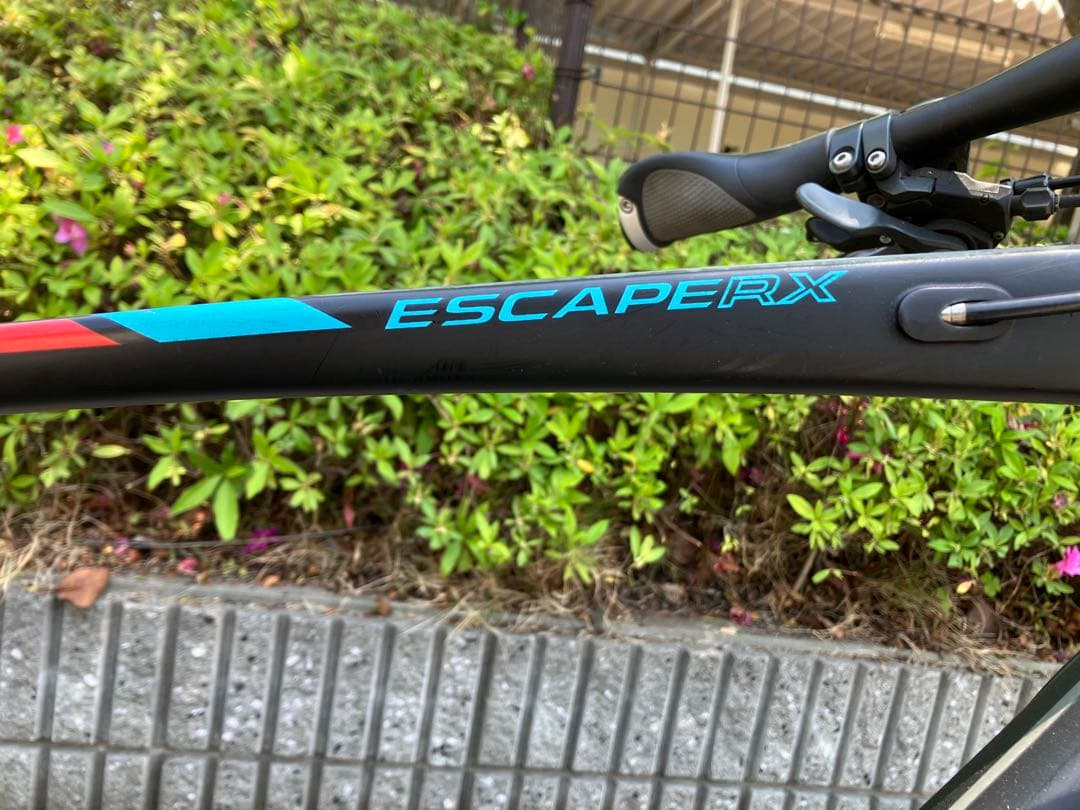 ジャイアント　エスケープRX1 クロスバイク　マッドブラック/ブルー　ティアグラ