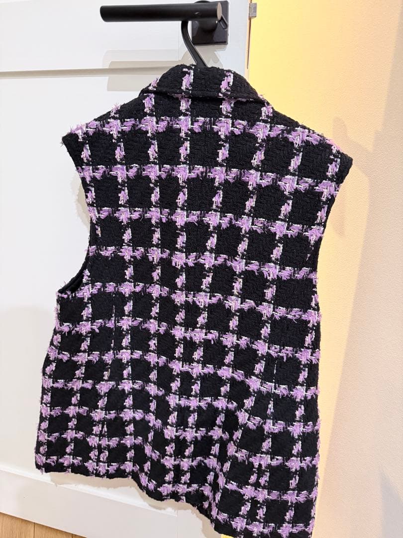 GRACE Class ツイード ダブルブレスト ベスト ジャケットキュロット