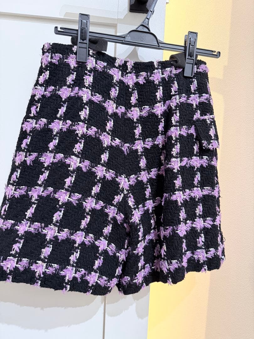 GRACE Class ツイード ダブルブレスト ベスト ジャケットキュロット