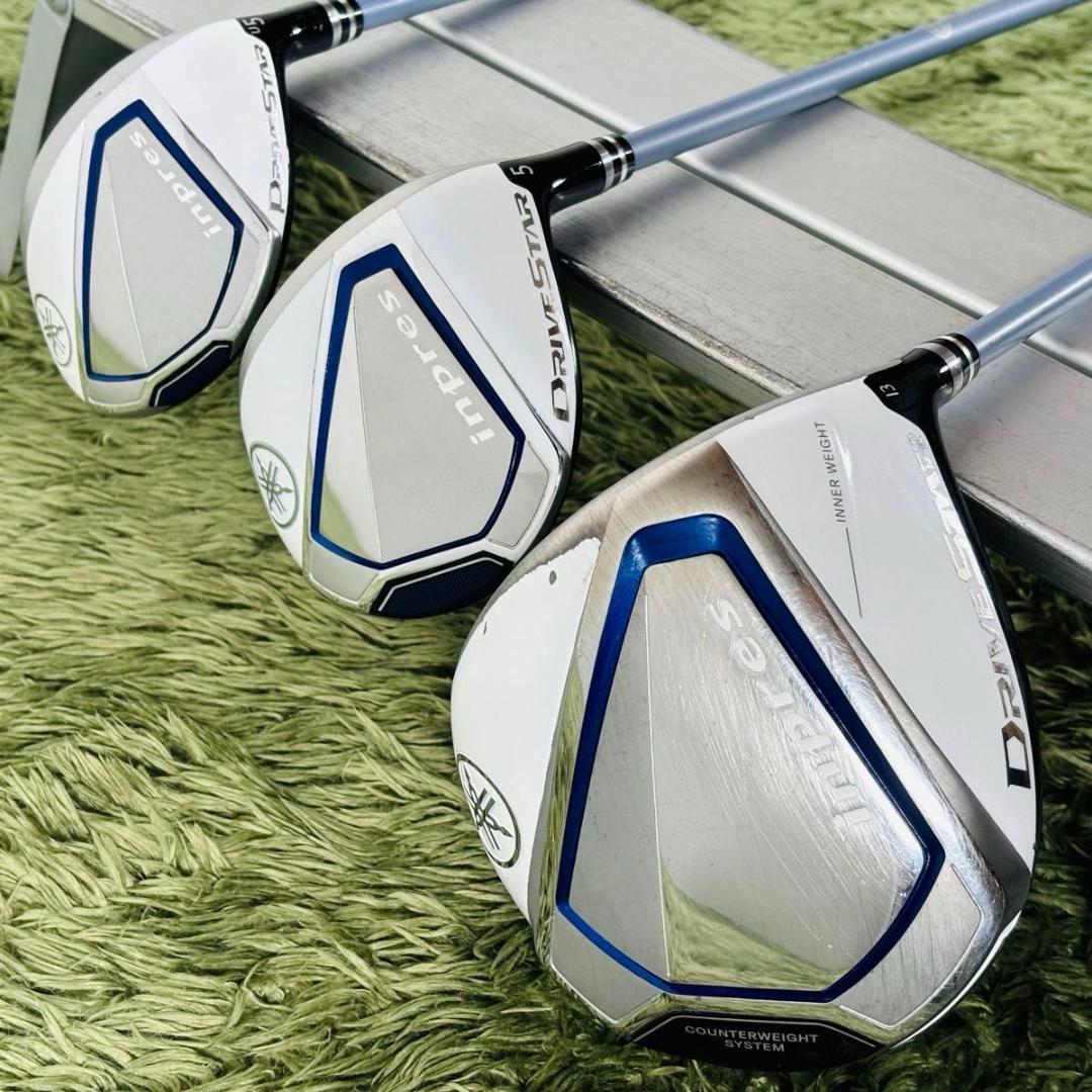 ヤマハ オールインプレスドライブスター 8本セット レディースゴルフ 入門 人気