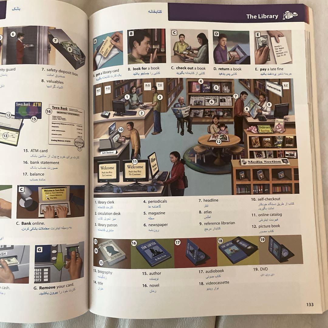 Oxford picture dictionary Farsi ペルシャ語辞書