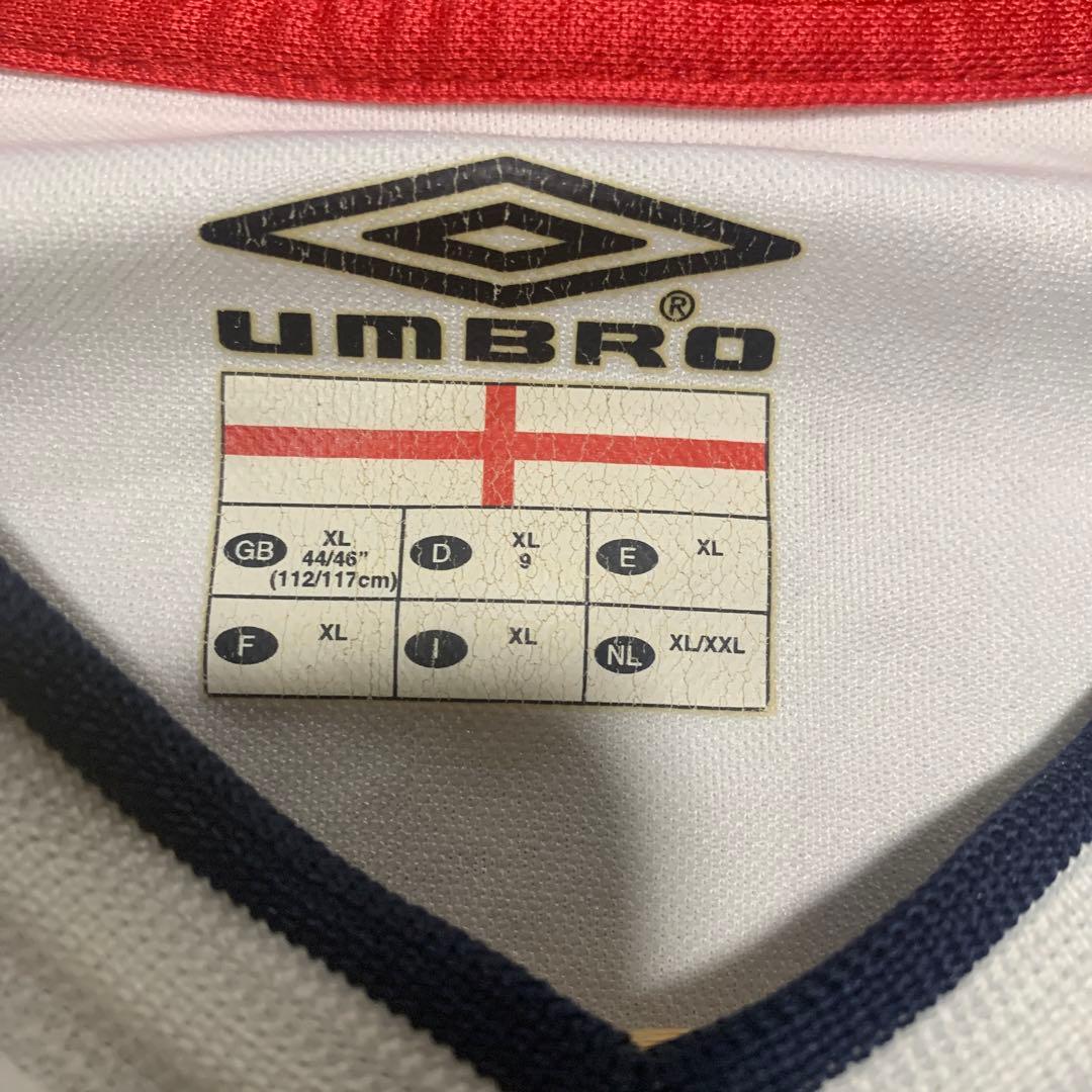 サッカーイングランド代表ユニホームサイズ表記XL