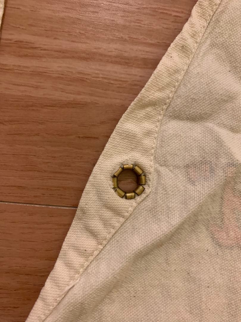 ヴィンテージ 50年代 染み込みプリント ワークエプロンUSアンティーク