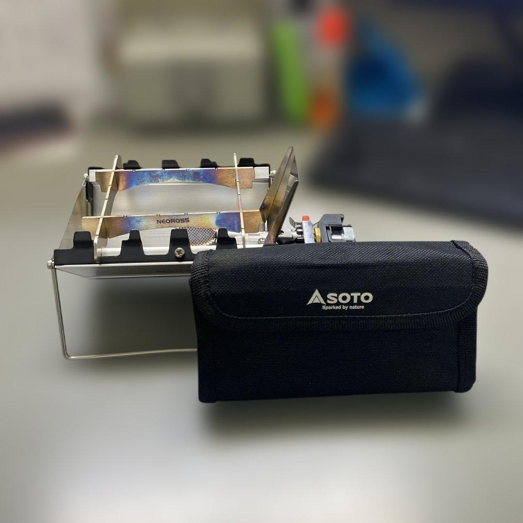 シングルバーナーコンロ 風防付き