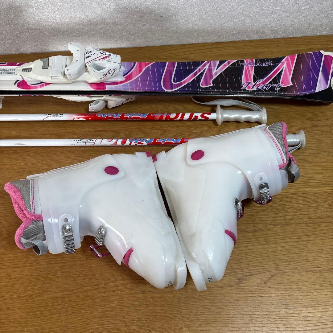 hartジュニアストック付スキーセット117cm 23cm