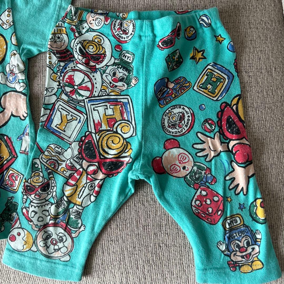 HYSTERIC MINI 水色キャラクター柄セット 90 cm