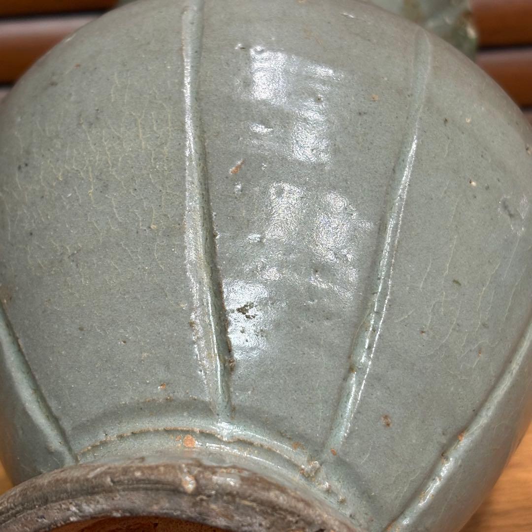 宋時代　中国青磁　中国から持って帰った希少な壺