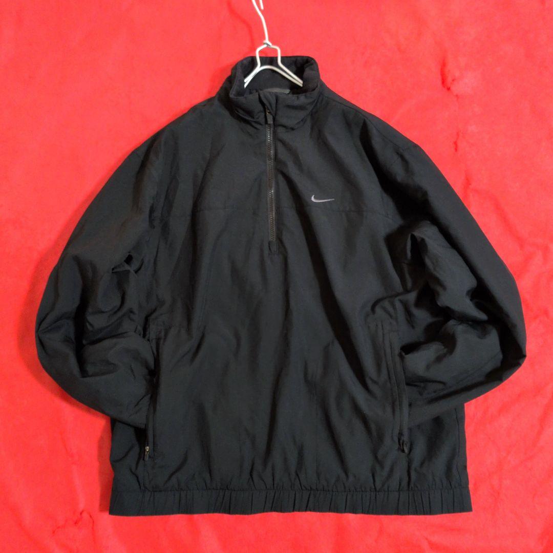 【希少】NIKE GOLF プルオーバージャケット 中綿 ハーフジップ／刺繍ロゴ