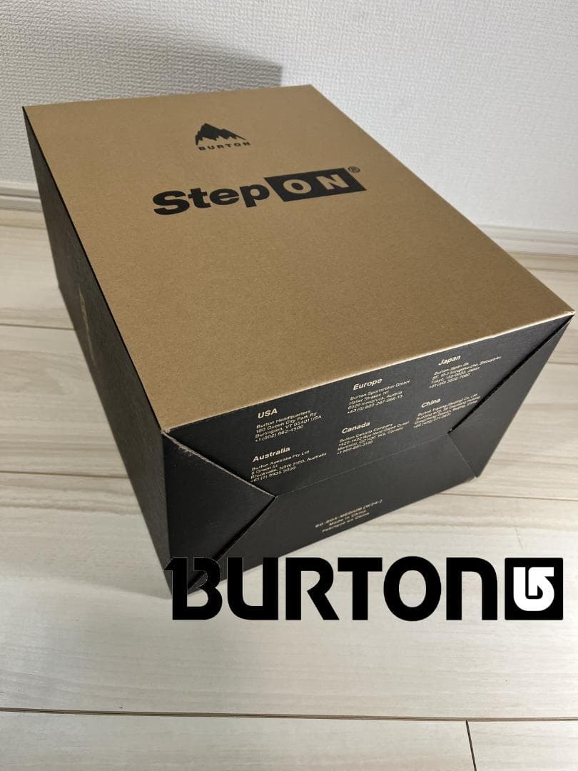 【日本正規品】バートン　ステップオン　ビンディング Sサイズ 箱付き ホワイト