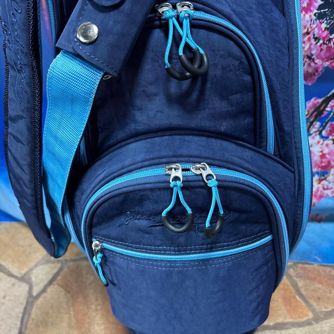 寶BX-1217 【美品】トランスコンチネンツ キャディバッグ ネイビー