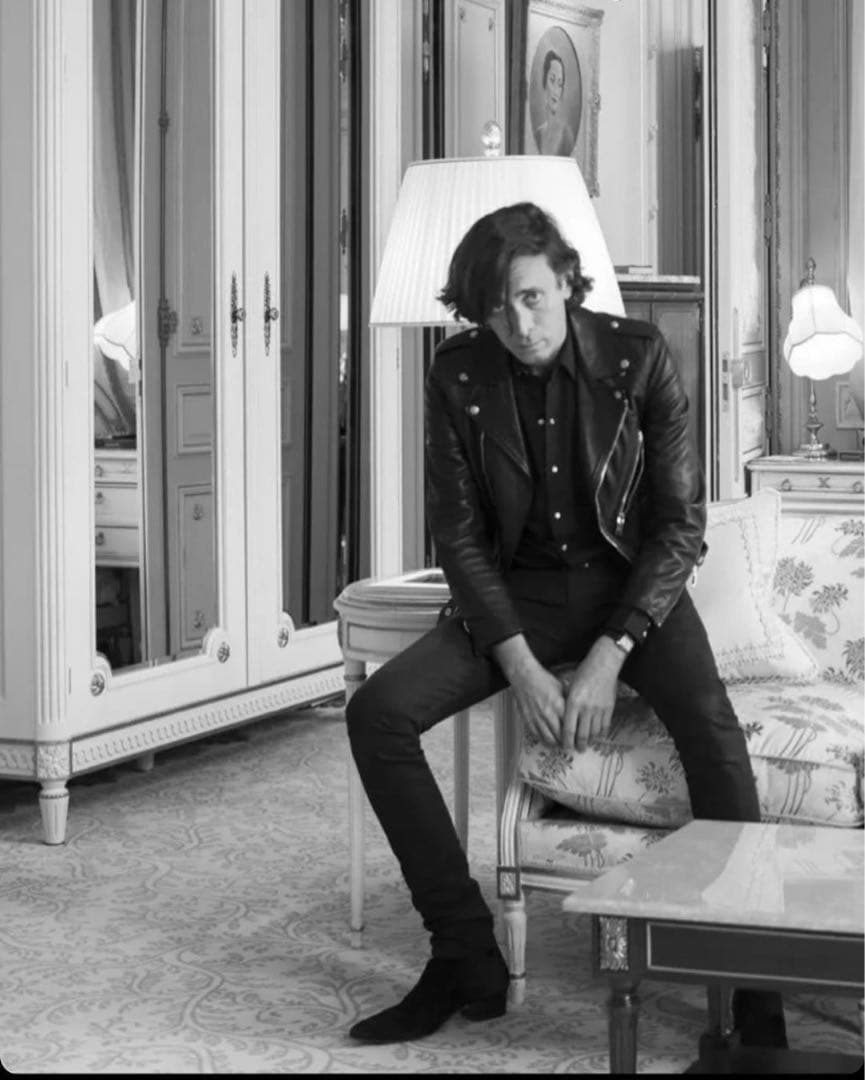 サンローランパリ エディ期ラスト D02 ウォッシュ加工 スキニー デニムパンツ