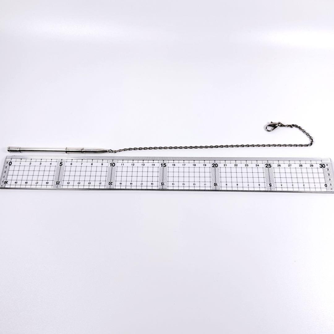 Hermes エルメス チェーン付き ボールペン シルバー