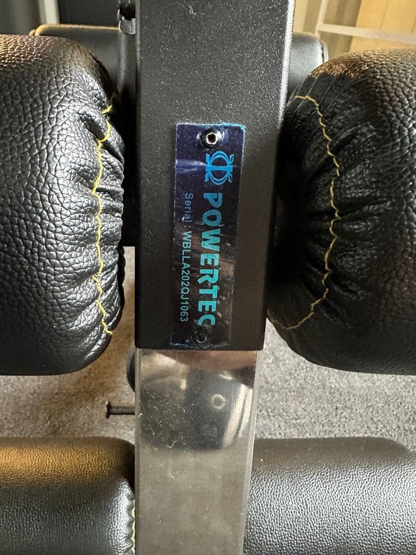 POWERTEC トレーニング器具 レッグエクステンション