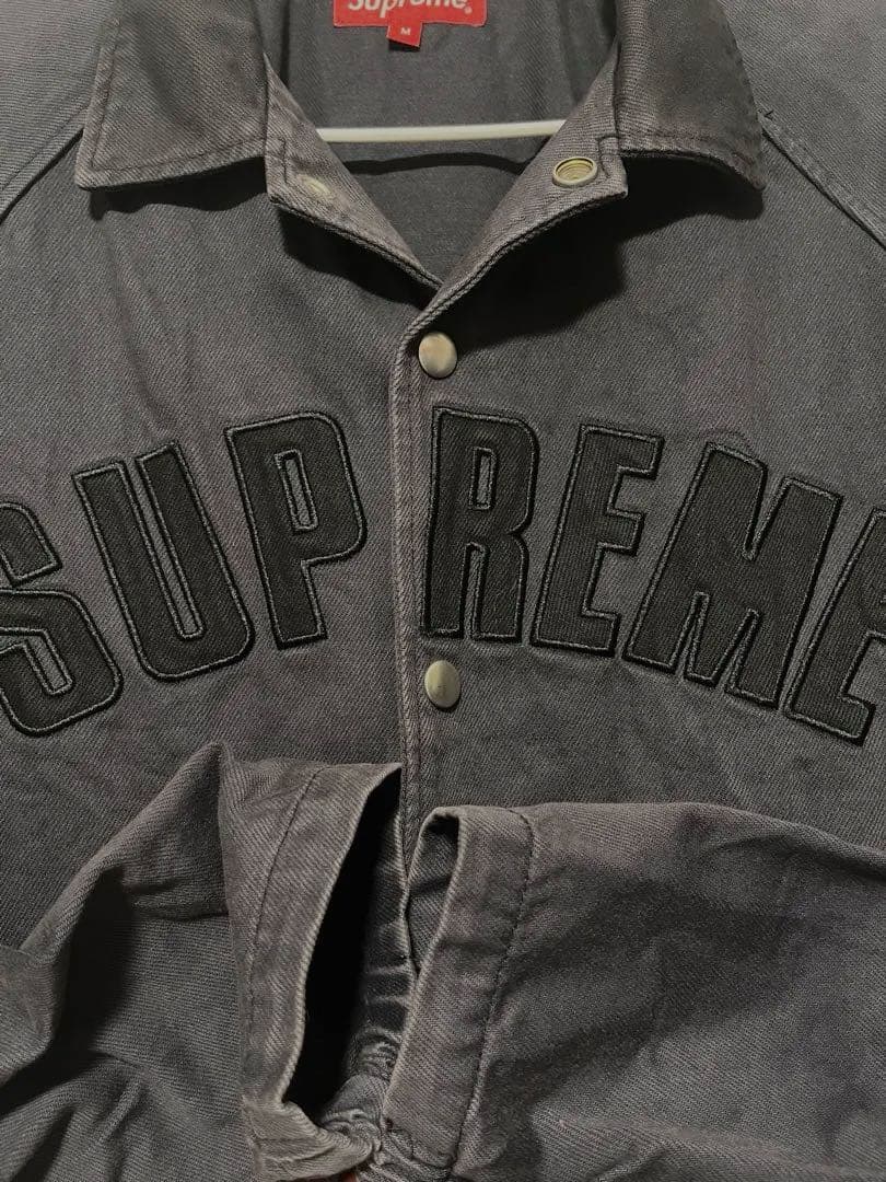 ジャケット・アウター Supreme Snap Front Twill Jacket Black M