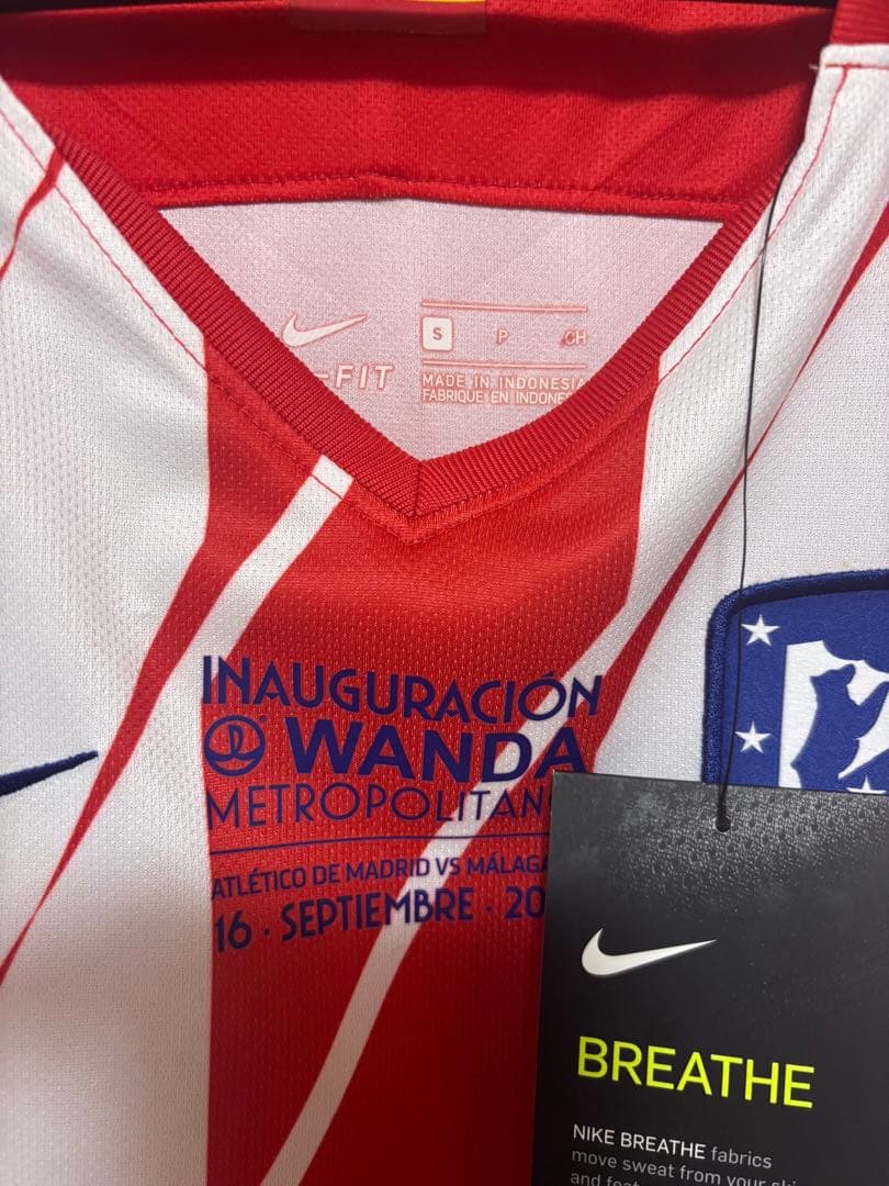 新品タグ付 17-18 アトレティコ サウール ワンダ柿落とし仕様 S
