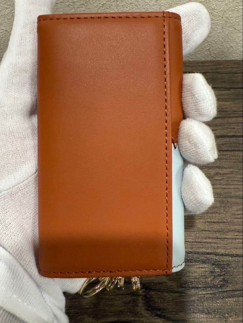 【新品未使用品】マリークワント　パッチワーク　キーケース　牛革