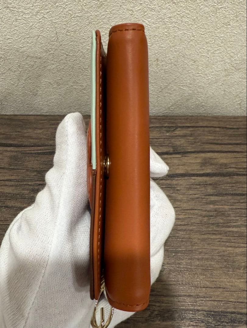 【新品未使用品】マリークワント　パッチワーク　キーケース　牛革