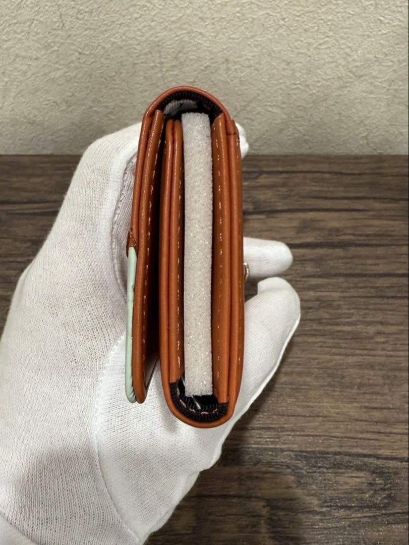 【新品未使用品】マリークワント　パッチワーク　キーケース　牛革