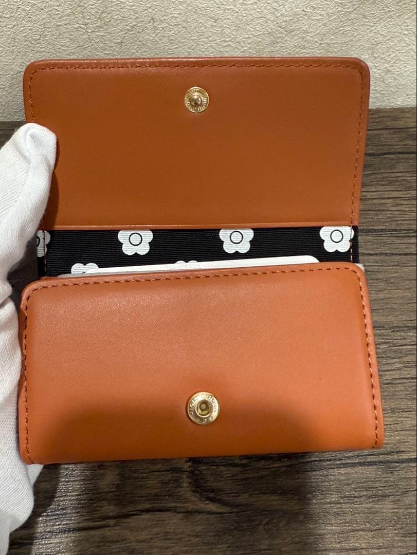 【新品未使用品】マリークワント　パッチワーク　キーケース　牛革