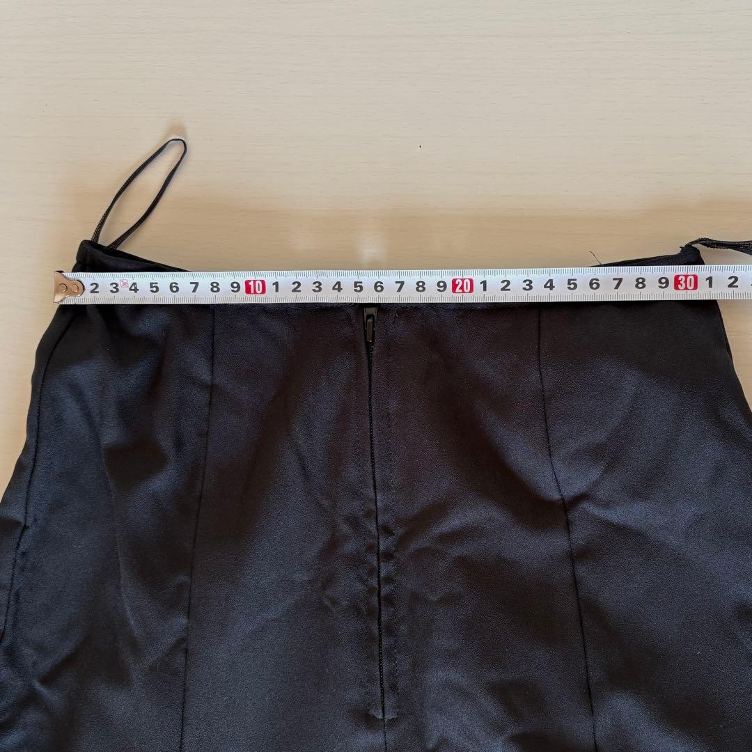 フラメンコスカートバタデコーラ　 黒・赤カンカン