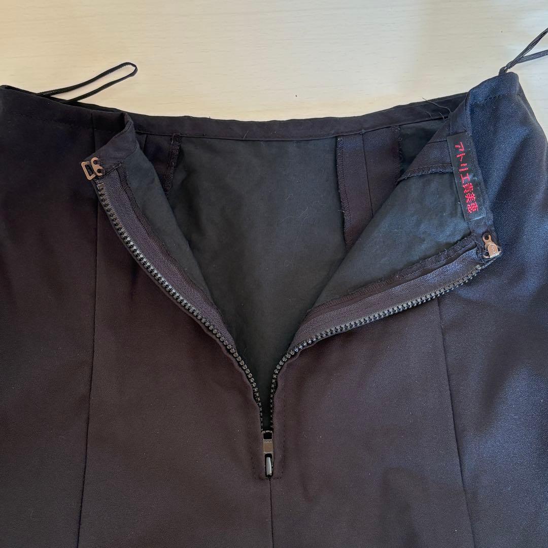 フラメンコスカートバタデコーラ　 黒・赤カンカン