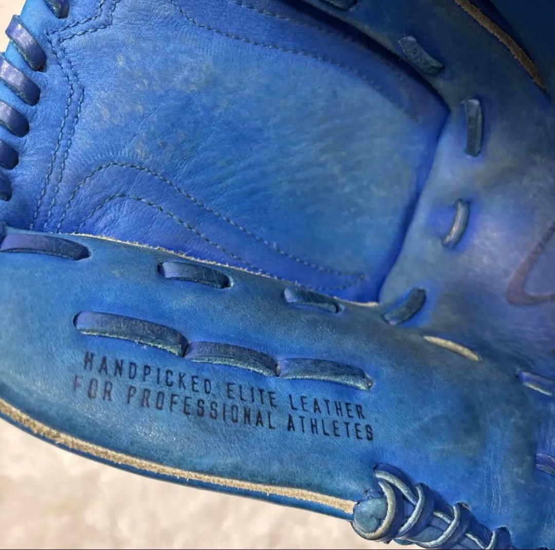 NIKE ナイキ 軟式グローブ　一般　投手用　岩隈モデル　ブルー　廃盤　希少