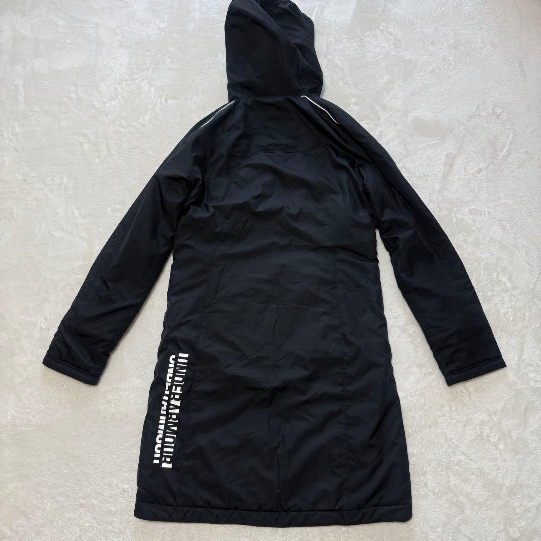 【極美品】アンダーアーマー　ベンチコート　レディース　フード　ロングコート　SM