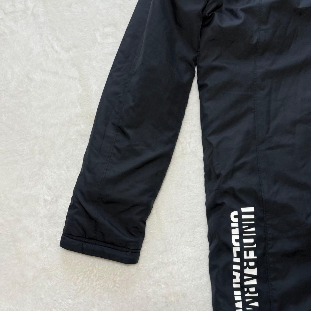 【極美品】アンダーアーマー　ベンチコート　レディース　フード　ロングコート　SM