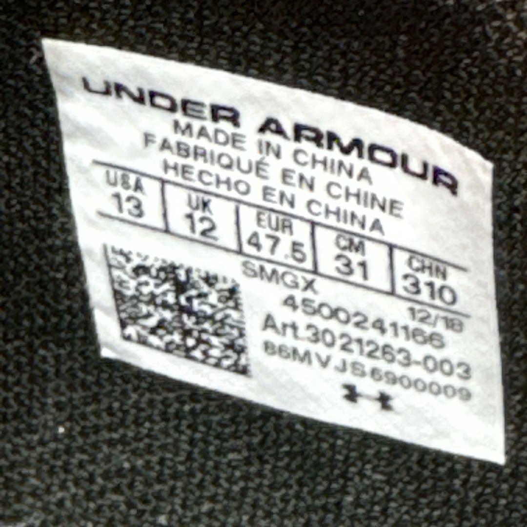 アンダーアーマー スポーン アナトミックス ロー 黒金 31