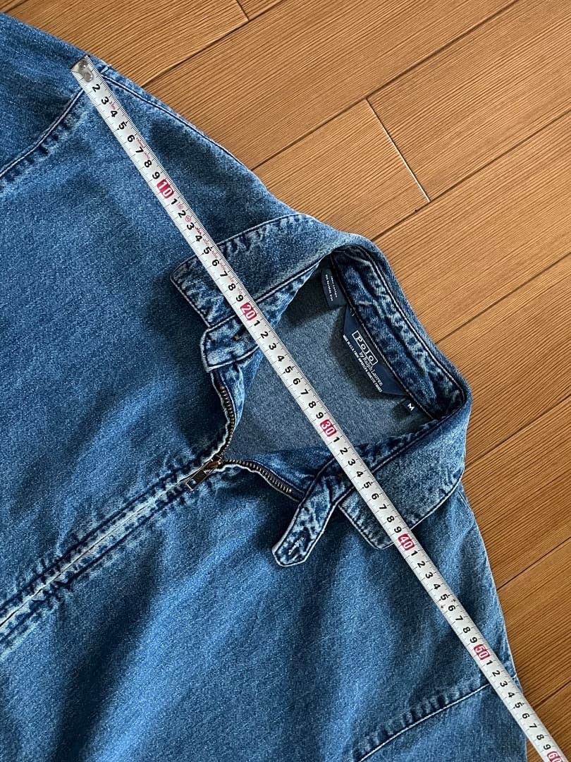 80sRALPH LAUREN デニムスイングトップ ドリズラーポニーなし