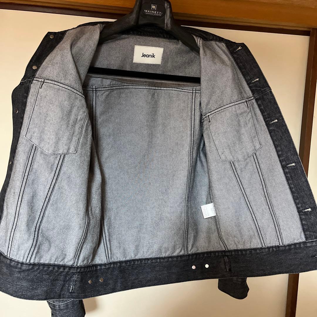 Jeanik（ジーニック）3rdタイプ ウォッシュドブラック デニムジャケット