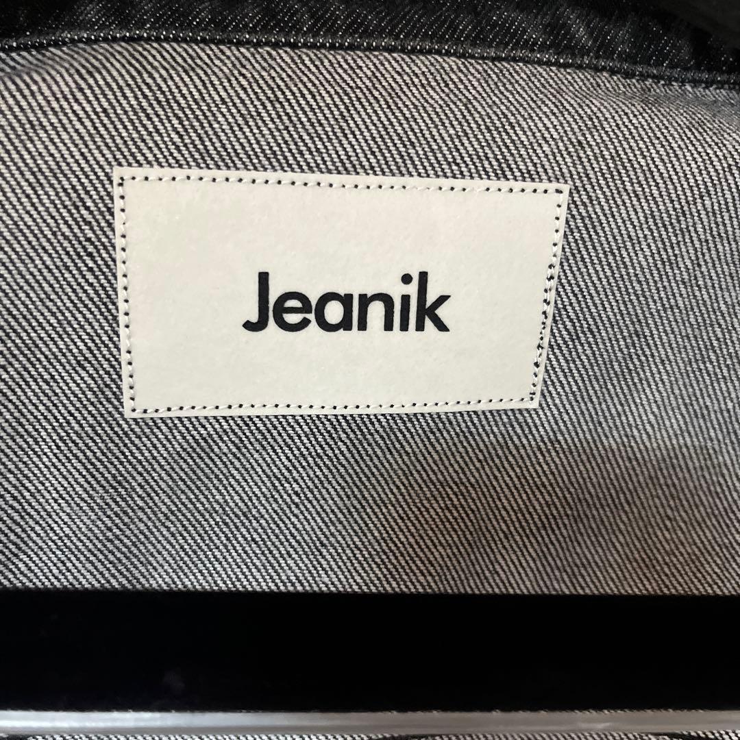 Jeanik（ジーニック）3rdタイプ ウォッシュドブラック デニムジャケット